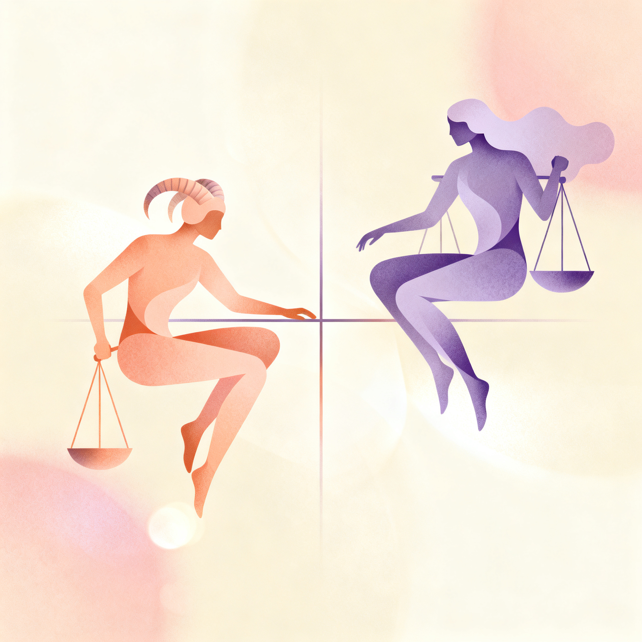 Aries and Libra Compatibility: Chemistry, Friction, and How to Use It