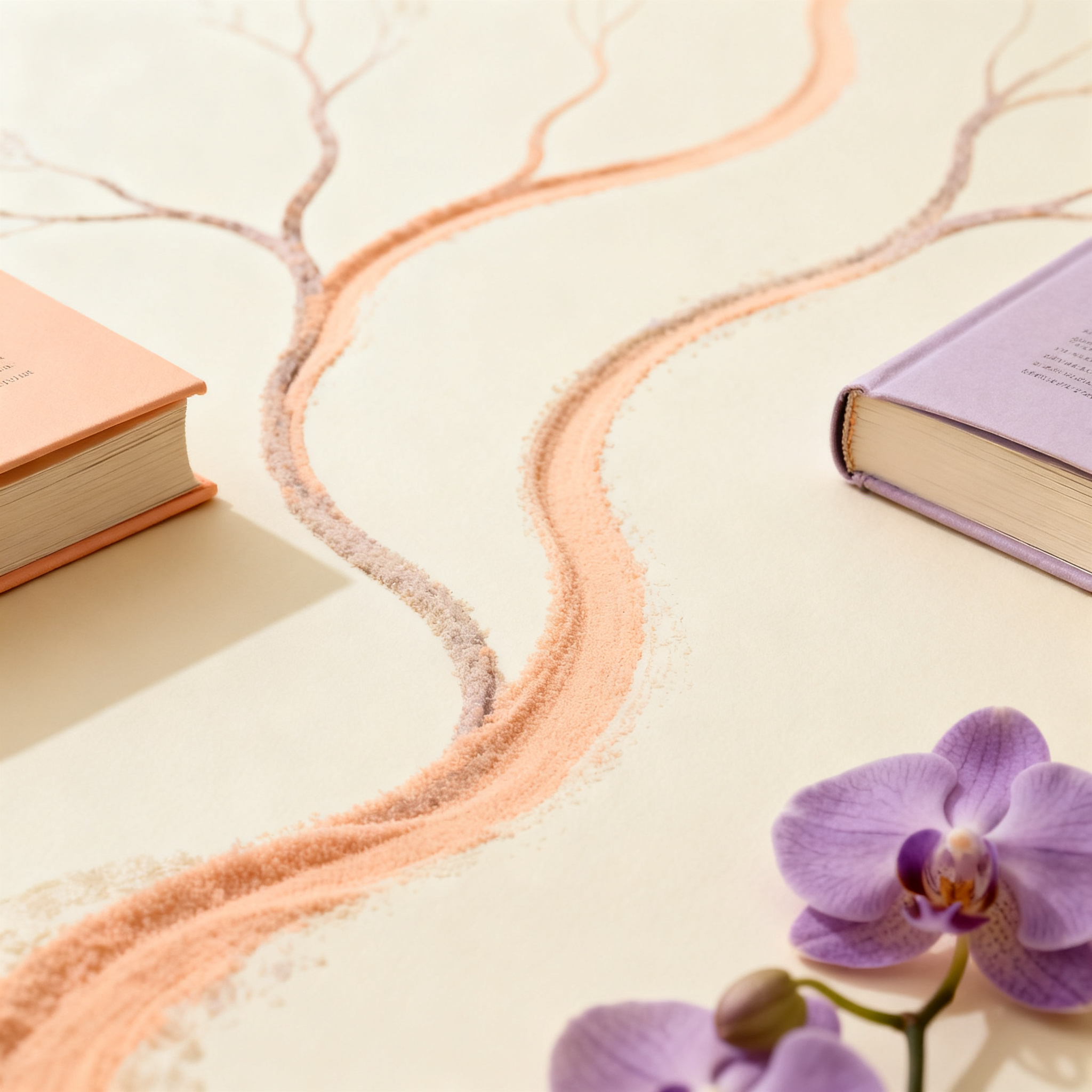 Different romance genres as soft branching paths