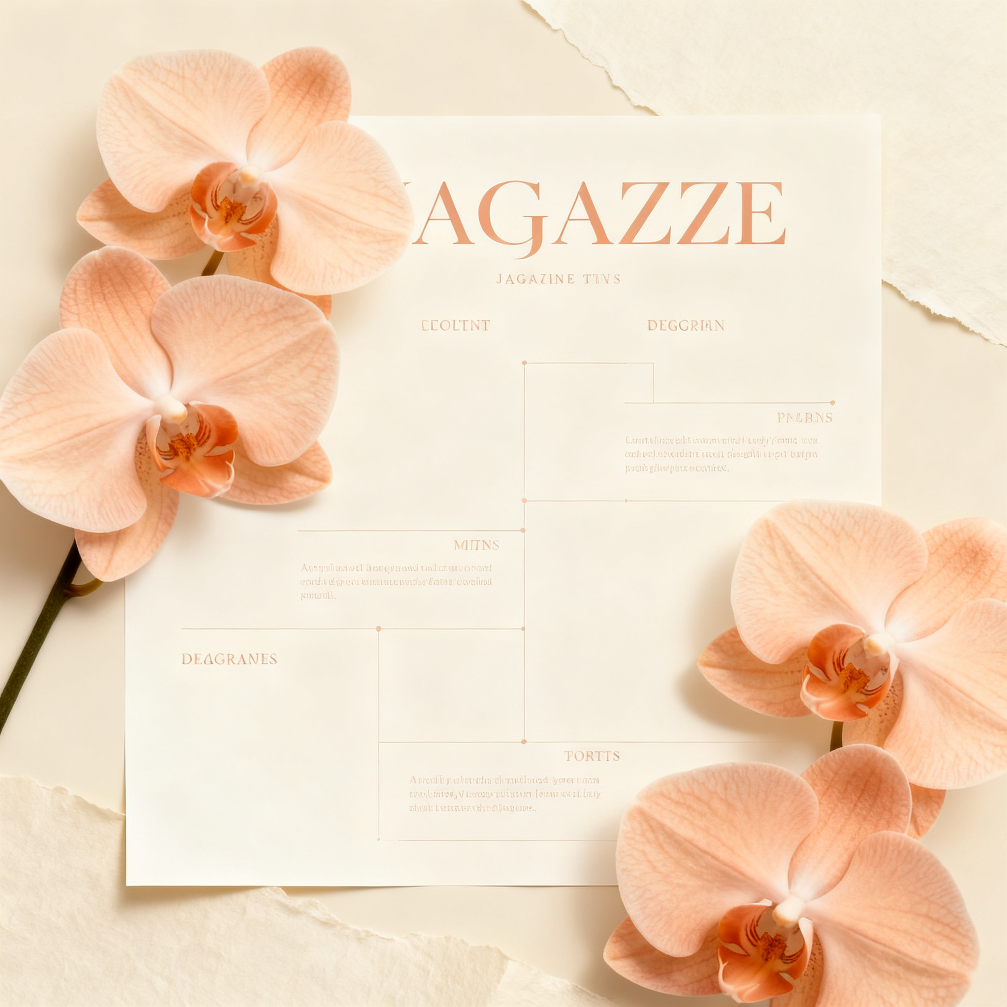 Simple five-part structure for a love letter on paper