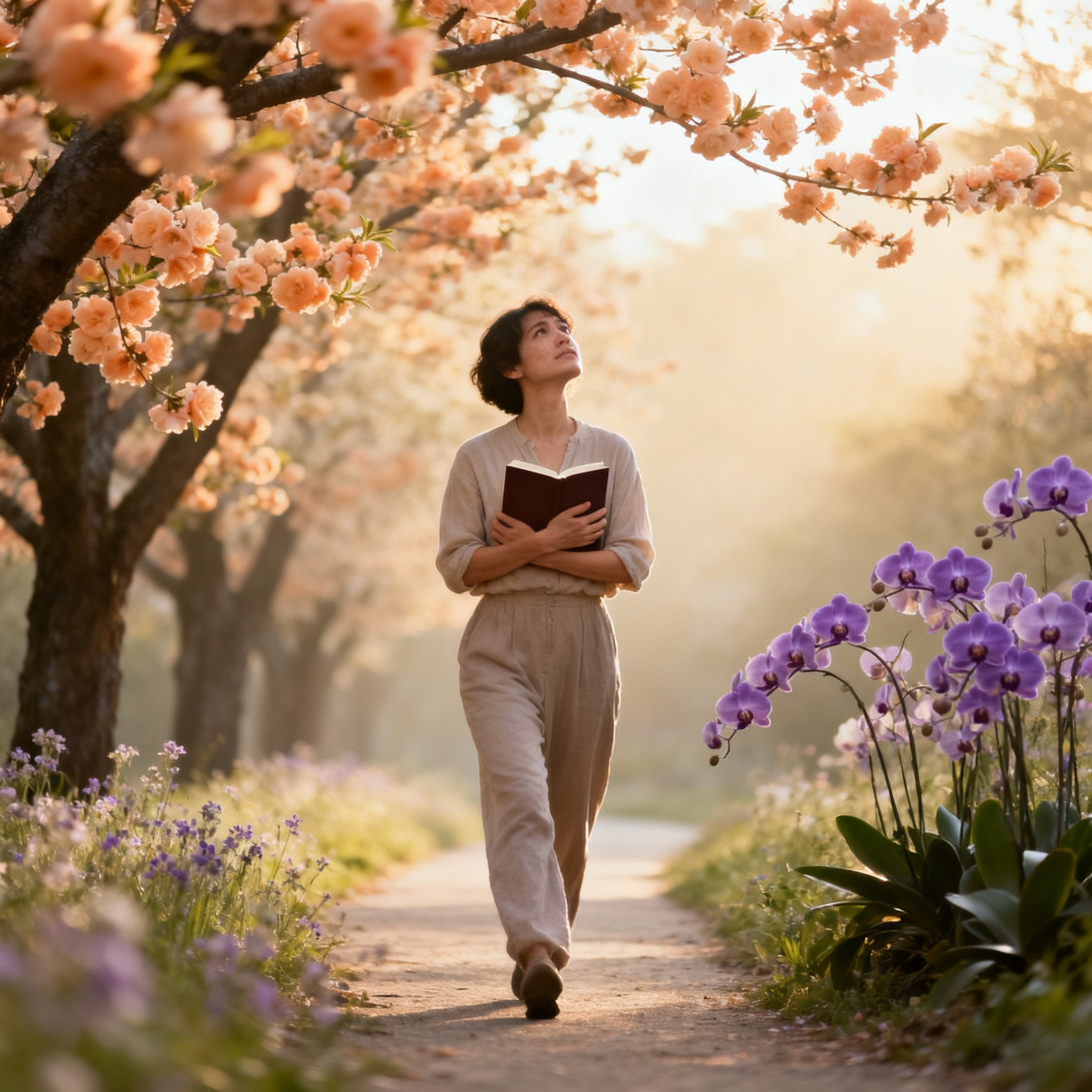 Person reclaiming calm routines after limerence