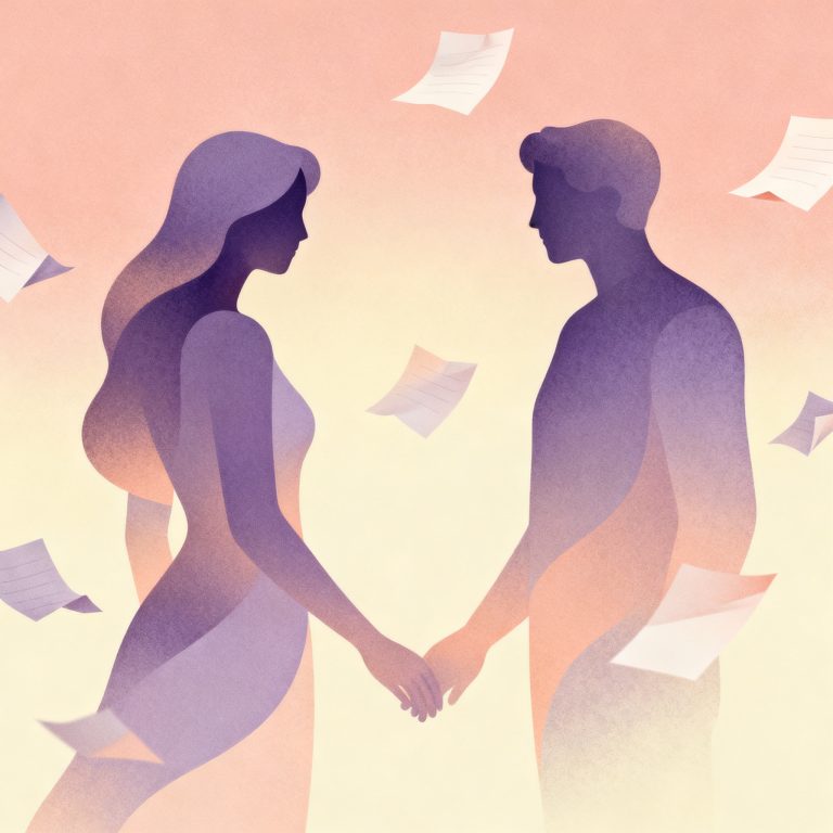 Soft editorial motif for long distance relationship quotes