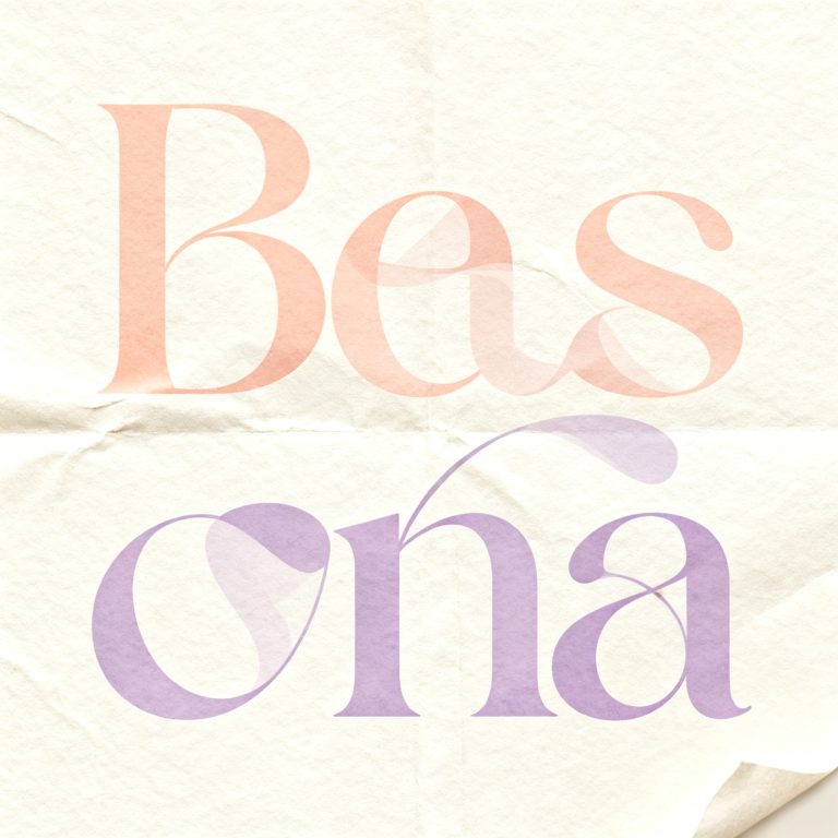 Soft typographic calm of meaningful words on cream paper
