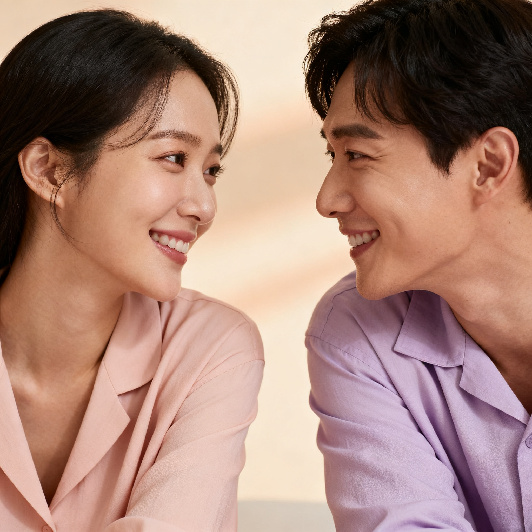 Warm humor and trust growing between two focused people