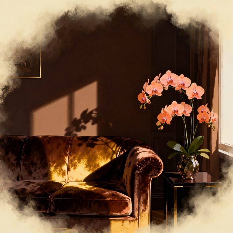 Moody contemporary romance atmosphere with soft danger and desire