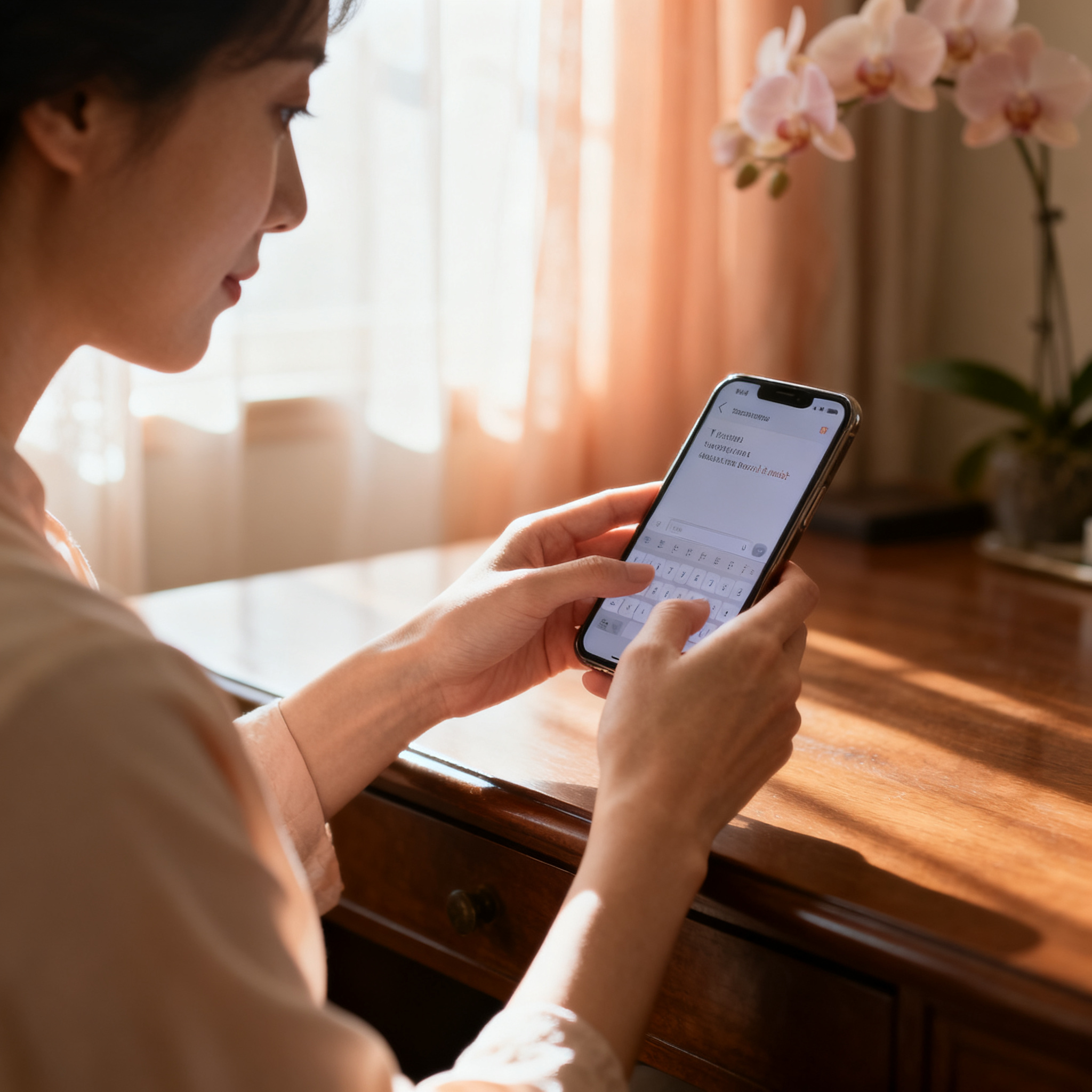 Personalizing a copied line with one real detail
